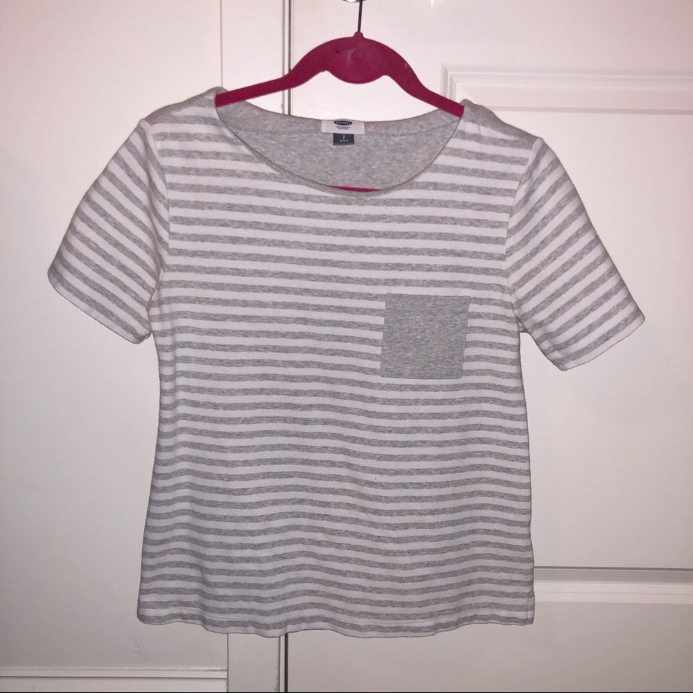 Old Navy Striped Pocket T-Shirt